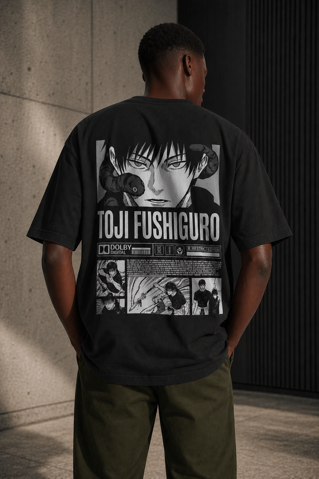 Toji Fushiguro Minimal Oversized Classic T-Shirt